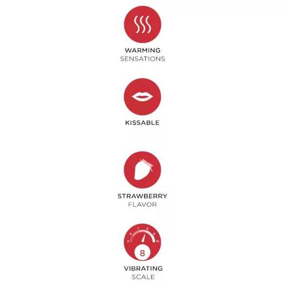 Orgie - flydende vibrator - varmende, jordbærsmag - 15ml