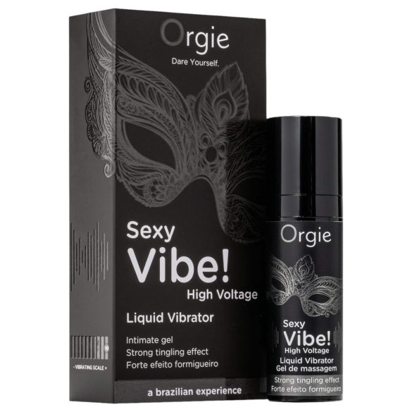 Orgie Sexy Vibe High Voltage - unisex flydende vibrator (15 ml)
