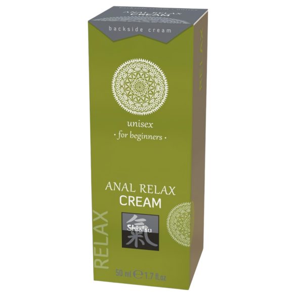 HOT Shiatsu Anal Relax - beroligende anal glidecreme (50ml)