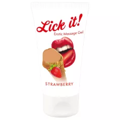Lick it! - spiselig glidecreme - jordbærsmag - 50ml