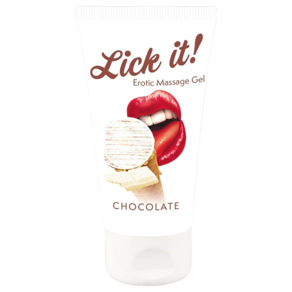 Lick it! - 2i1 spiselig glidecreme - hvid chokolade (50ml)