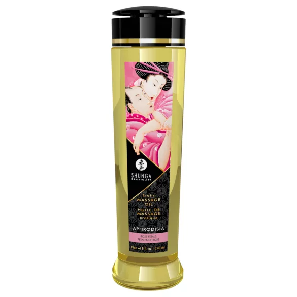 Shunga - massageolie - rose - 240ml