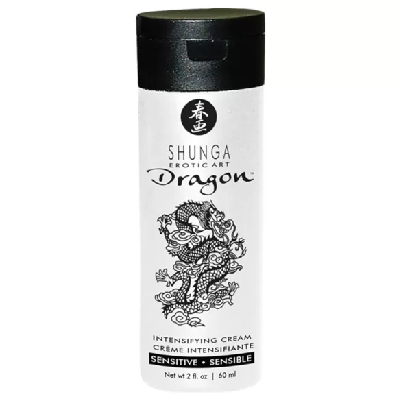 Shunga Dragon Sensitive - intimgel for mænd - sensitiv - 60ml