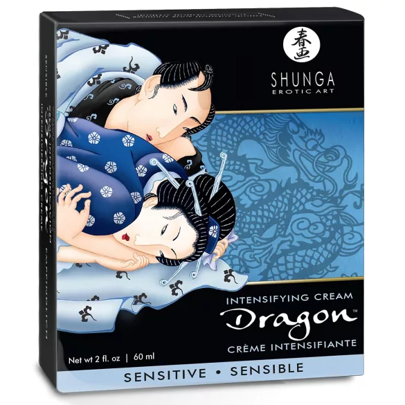 Shunga Dragon Sensitive - intimgel for mænd - sensitiv - 60ml