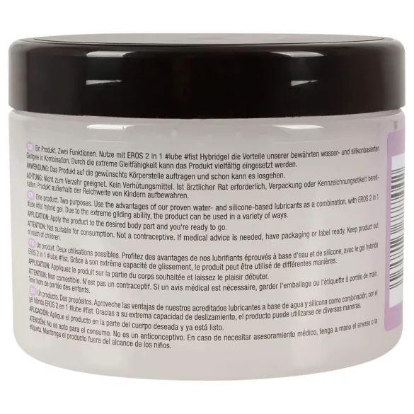 EROS - glidecreme og fisting gel - hybrid - 500ml