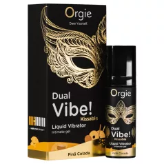 Orgie Dual Vibe! - flydende vibrator - Piña Colada (15 ml)