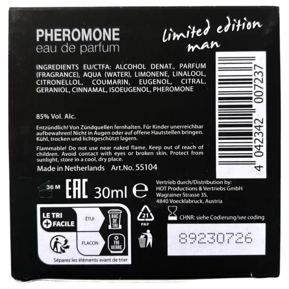 HOT Dubai - feromonparfume til mænd (30 ml)