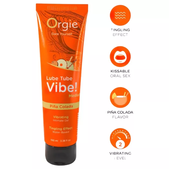 Orgie - glidegel til intimen - pirrende effekt - Pina Colada 100ml