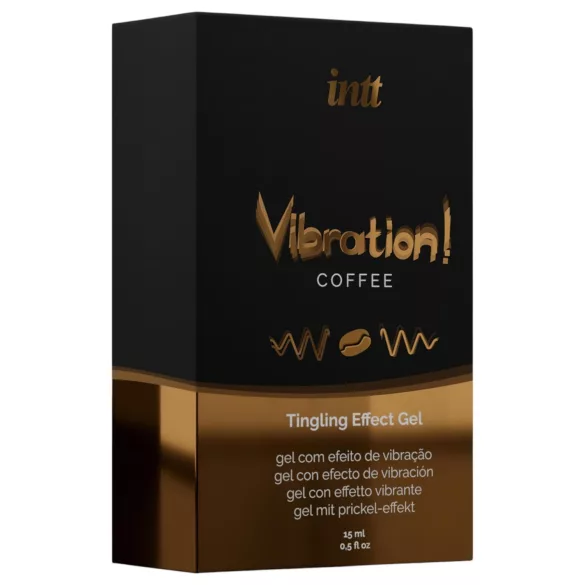 Intt Vibration! - flydende vibrator - kaffe (15 ml)