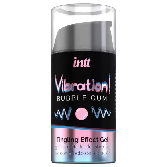 Intt Vibration! - flydende vibrator - tyggegummi smag - 15ml