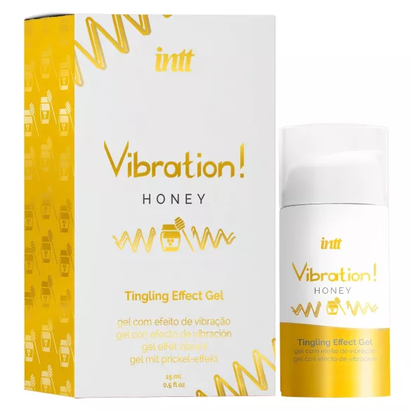 Intt Vibration! - flydende vibrator - honning (15 ml)