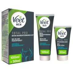  Veet - intim hårfjerningscreme og balsam til mænd (100 ml + 50 ml)