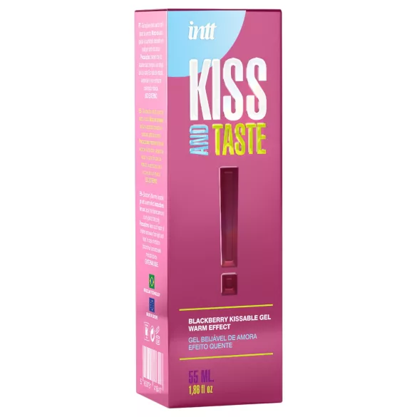 Intt - glidecreme med varmende effekt - brombær (55ml)