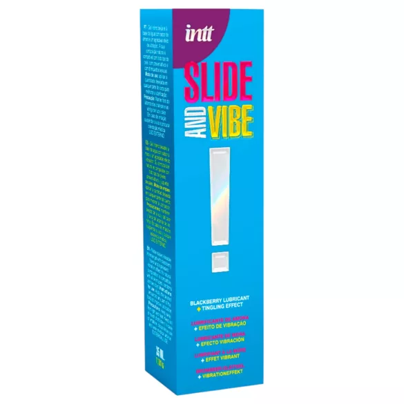 Intt - spiselig pirrende intimgel glidecreme - brombær 35ml