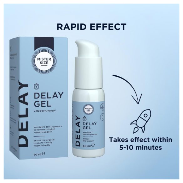 Mister Size - forsinkende gel til udløsning (50ml)