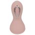Lonely - genopladelig, vandtæt brystvibrator med suge- og slikkefunktion (pink)