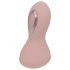 Lonely - genopladelig, vandtæt brystvibrator med suge- og slikkefunktion (pink)