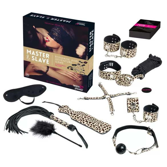 tease & please - Master & Slave - premium BDSM eventyrsæt til par (13 dele)
