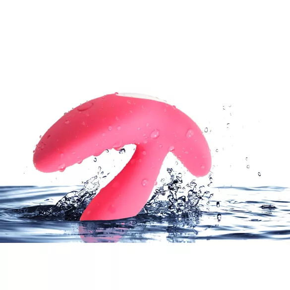 Cotoxo - prostata vibrator med fjernbetjening - silikone - rød