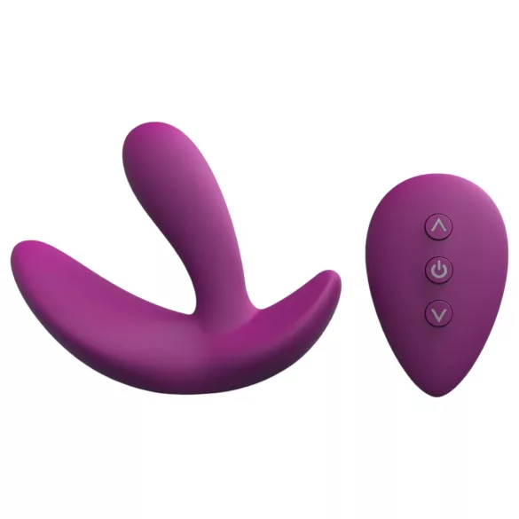 Cotoxo Saddle - prostata vibrator med fjernbetjening - lilla