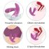 Cotoxo Saddle - fjernbetjent prostata vibrator (lilla)