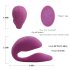 Cotoxo Cupid 2 - Fjernbetjent par-vibrator (violet)