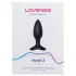 Lovense Hush 2 S - App-styret analvibrator (38 mm, sort)