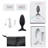 Lovense Hush 2 M - App-styret analvibrator (45 mm, sort)