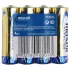 Holdbar - AA batterier - 4 stk