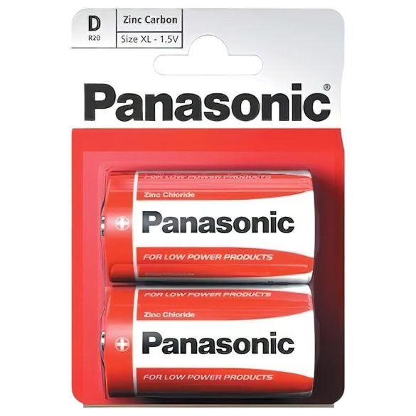 Langtidsholdbare babybatterier R14 C - 2 stk. (Panasonic)
