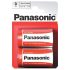 Langtidsholdbare babybatterier R14 C - 2 stk. (Panasonic)