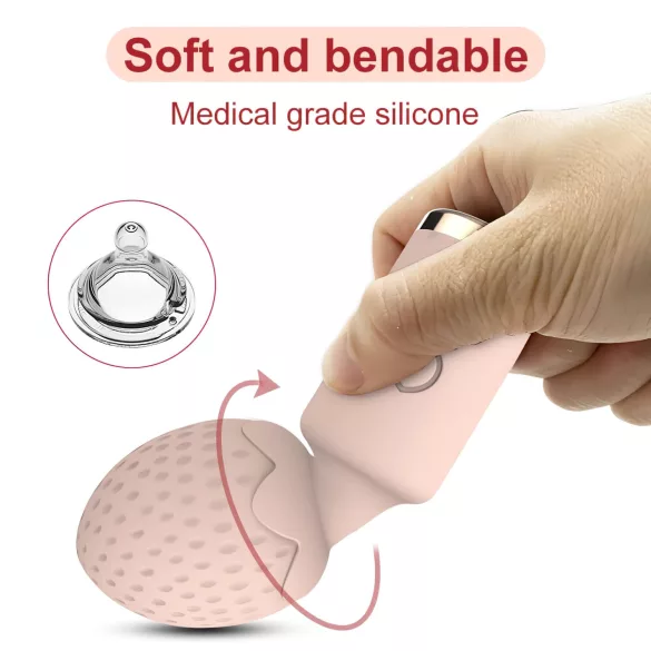Sunfo Strawberry - mini vibrator - vandtæt - pink