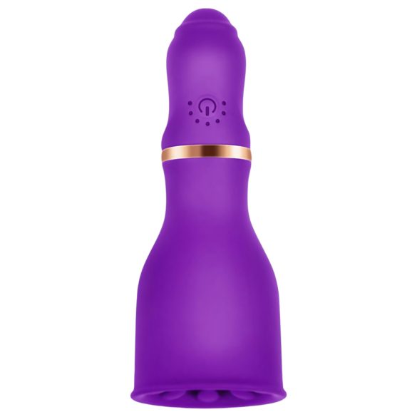 Sunfo - genopladelig nødde-vibrator (lilla)