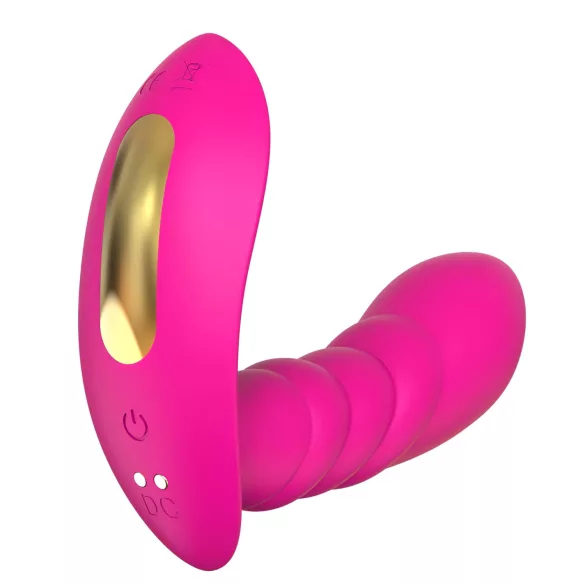 Sunfo - bærbar app-styret klitorisstimulator (pink)