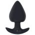 LP Spade - smart, genopladelig, vandtæt anal vibrator (sort)