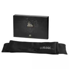   Bijoux Indiscrets Shhh Blindfold - premium satin bondage-tørklæde (sort)
