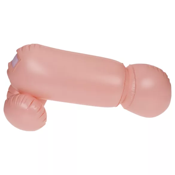 Cock Fighting - oppustelig strap-on penis - natur