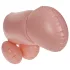 Cock Fighting - oppustelig strap-on penis - natur