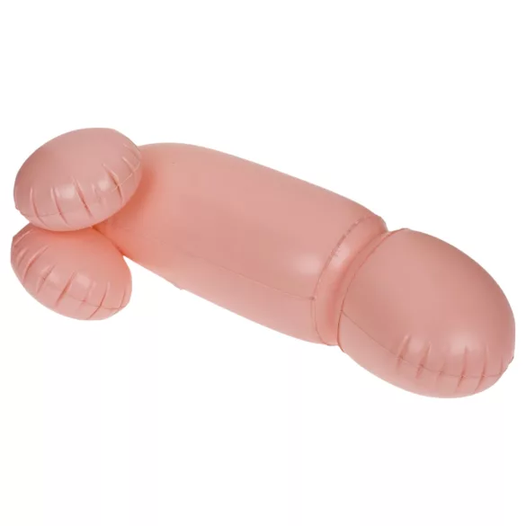 Cock Fighting - oppustelig strap-on penis - natur