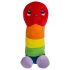 Regnbue-plys-penis 30 cm