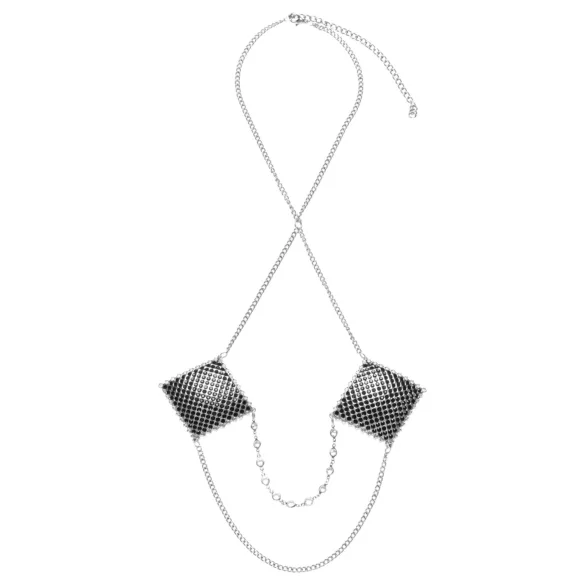 Cottelli - brystvortedekoration - sølv