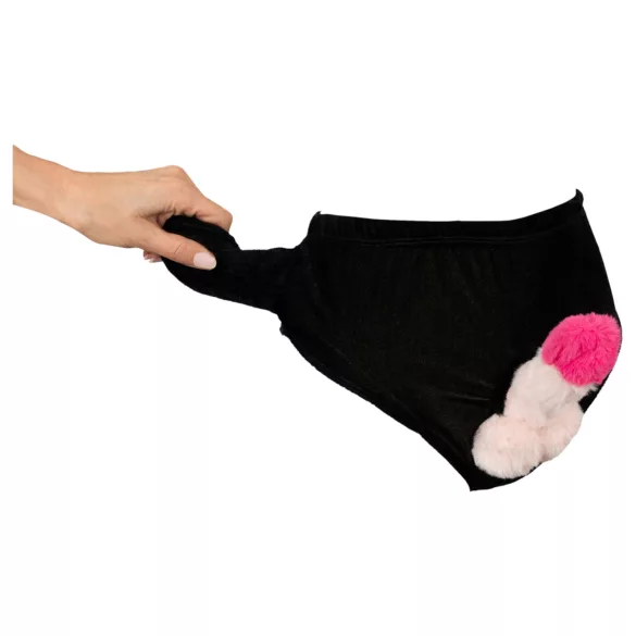 Pumpe-penis underbukser (sort)