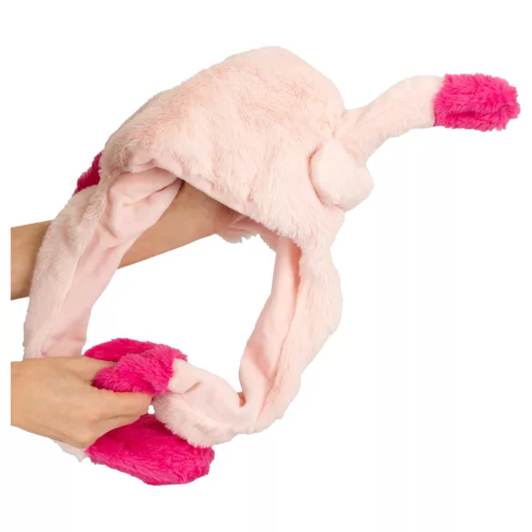 Sjov hat med bevægelige ører - pink