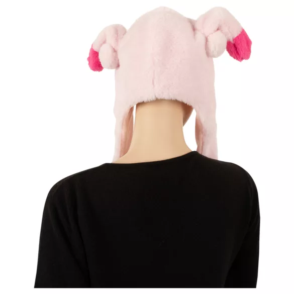 Sjov hat med bevægelige ører - pink