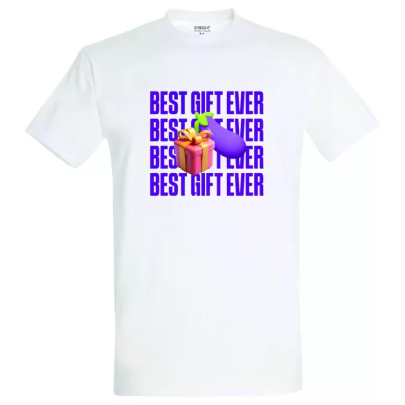 Den Bedste Gave - herre t-shirt (hvid) - XXL