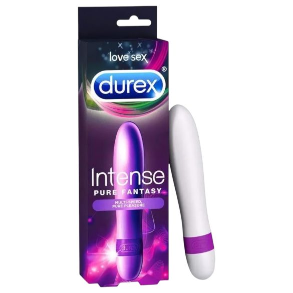 Durex Intense Pure Fantasy - stavvibrator (hvid)