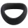 Pulselock Cocktura - snoet penisring i silikone (sort) - 45 mm.