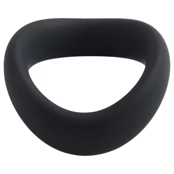 Pulselock Cocktura - snoet penisring i silikone (sort) - 45 mm.