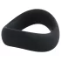 Pulselock Cocktura - snoet penisring i silikone (sort) - 45 mm.