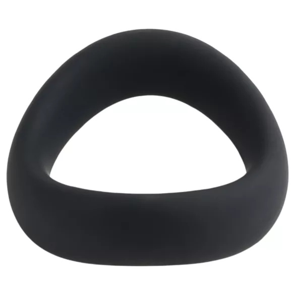 Pulselock Cocktura - snoet penisring i silikone (sort) - 45 mm.